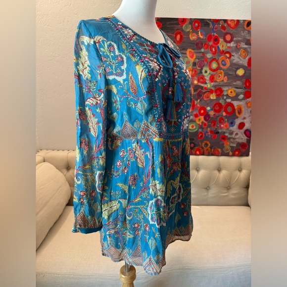 NWT Soft Surroundings Mirapani Tunic L - Picture 2 of 10